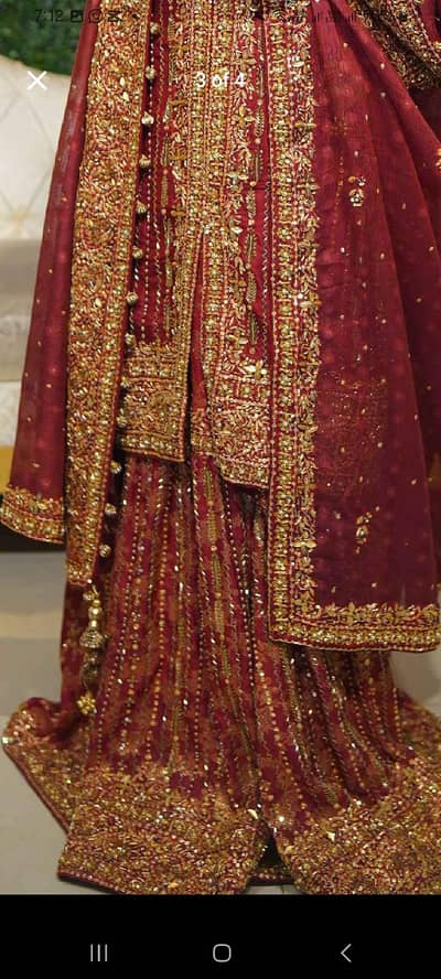 barat and valima both dresses for sale used only 2 hours