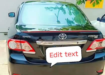 Toyota Corolla XLI 2009