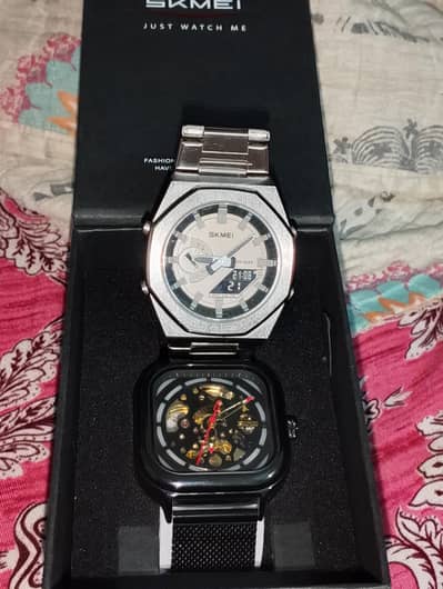 SKMEI 9184 BLACK AND SKMEI 1816 S-B