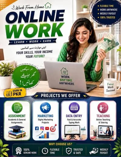 Online work on mobile