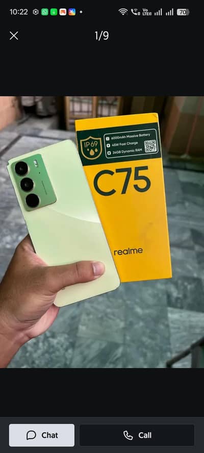 realme c75 8+8 / 128