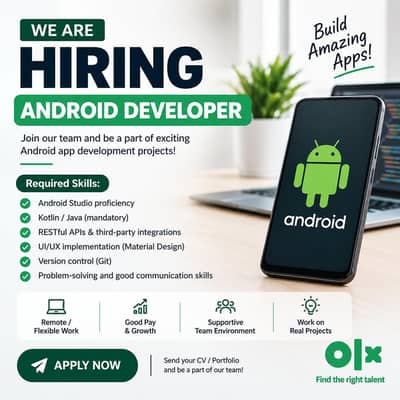 Hiring junior android developer (remote)