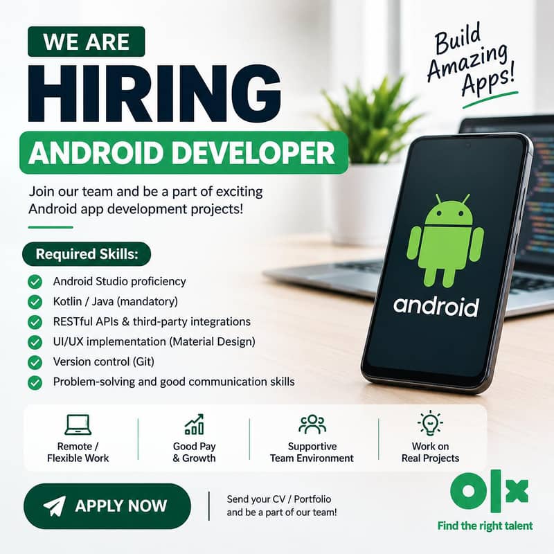 Hiring junior android developer (remote) 0