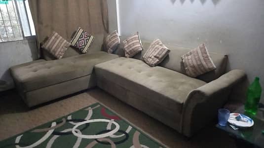Urgent sale L shape trending sofa