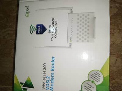 Ptcl device for sale in reasonable price. wireless N 300 VDSL2 Modem