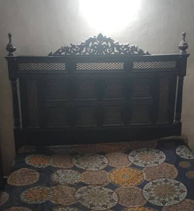 Dark Brown Wooden Bedroom Set
