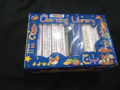 My Noor Learning Library – 12 Board Books Set for Kids