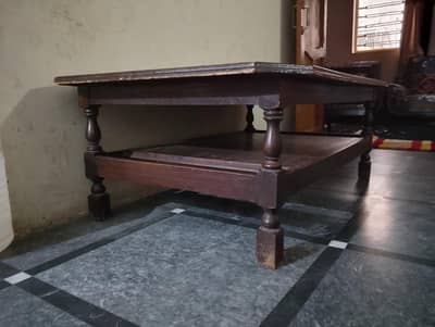 pure wood center table or namaz table. large in size