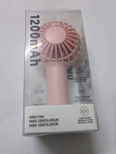 Mini portable fan