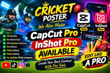 CapCut Pro + InShot Pro Available,
