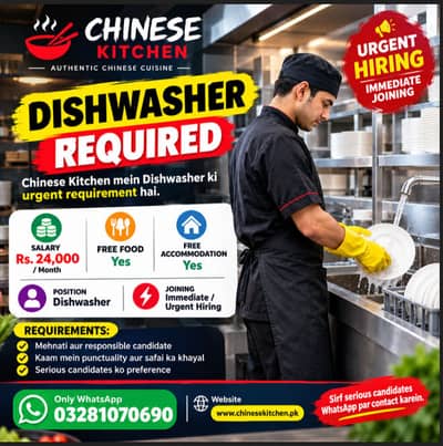 Dishwasher Required