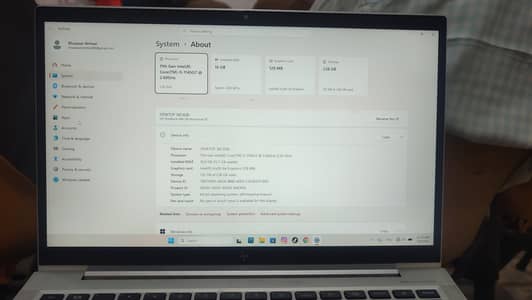 HP 840 G8 i5 11th gen 16/256