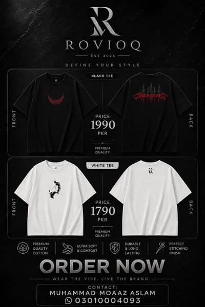 ROVIOQ BRANDED DOWNSHOULDER T-SHIRT
