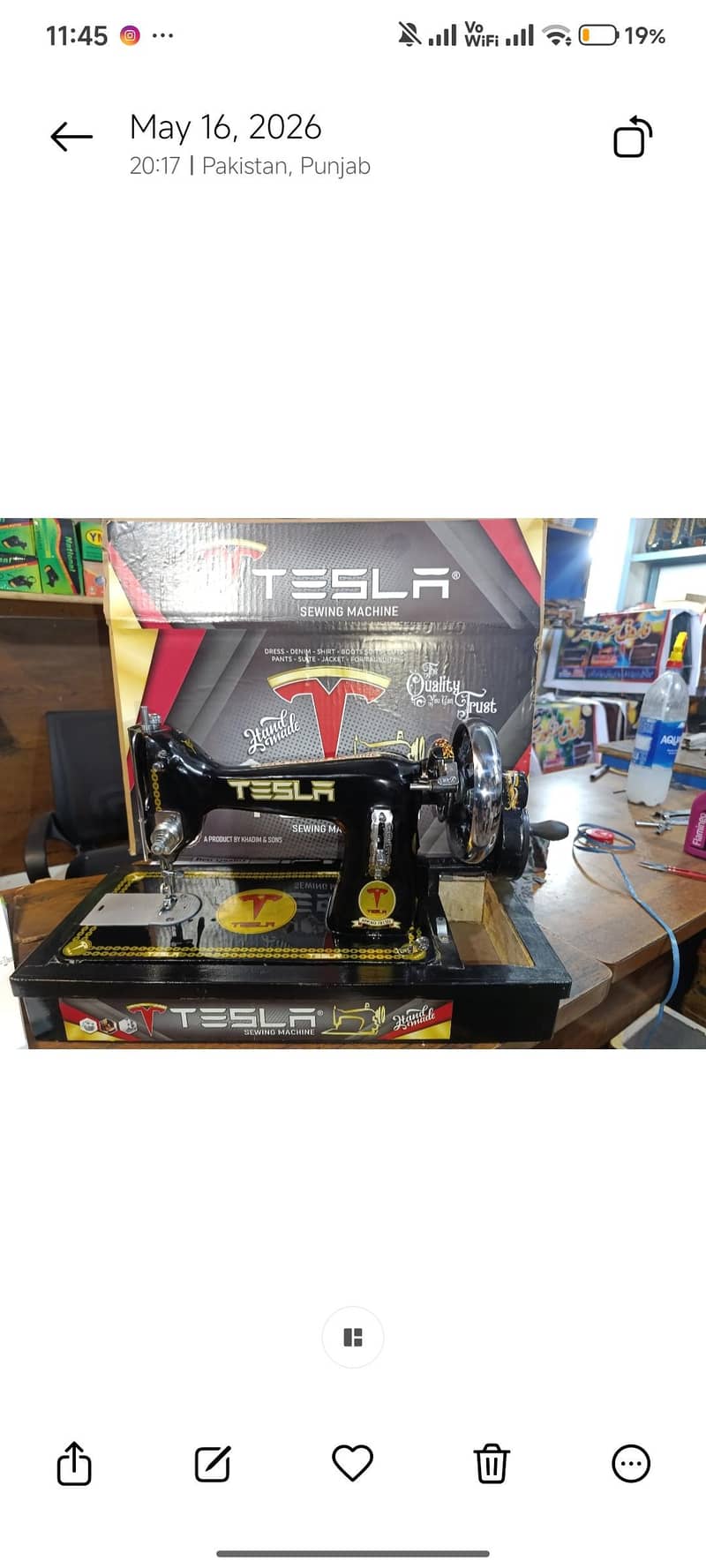 Tesla sewing Machine 4