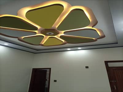 Brand New 120 Gaz 4Bed, Drawing, Dining Room+ 2 Kitchen G+1 House For Sale In Block-3, Saadi Garden/ Scheme-33