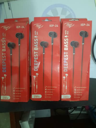ITel  E51 Hand free & IEP 24 (800Rs & 400)