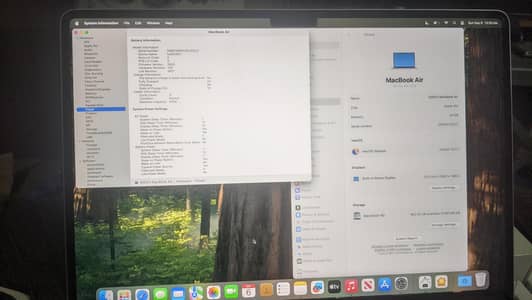 MacBook Air m4 15 inches screen size  24/1tb with apple care plus