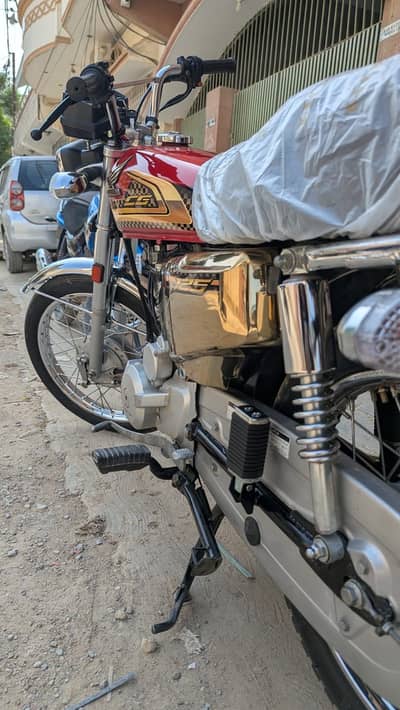 Honda cg 125 red gold unregistered