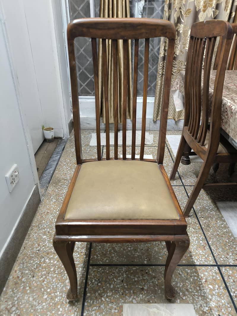 Solid 6 chairs Dining Table 3