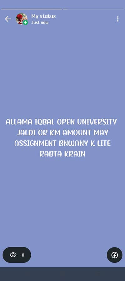 AIOU ALL PROGRAMS HANDWRITTEN ASSIGNMENTS MATRIC TO M. A