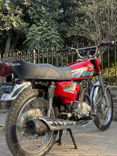 honda cg 125 red 2023