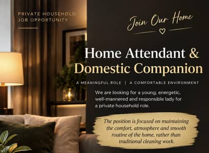 Female ATTENDENT job available (domestic)