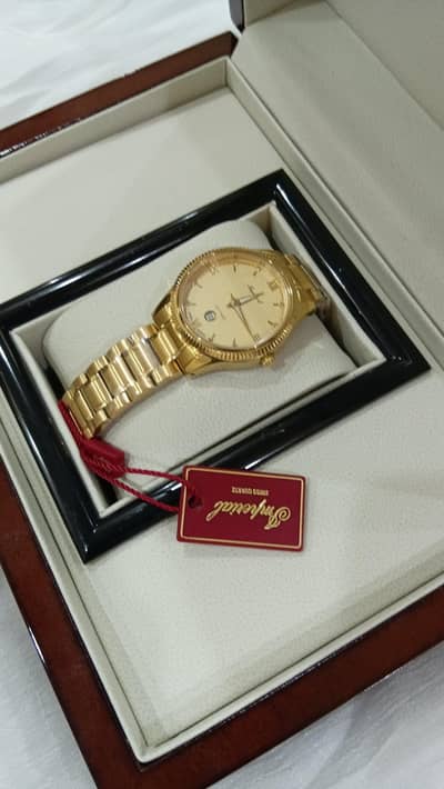 Imperial Swiss Quartz Ladies Watch – Gold Color, Brand New