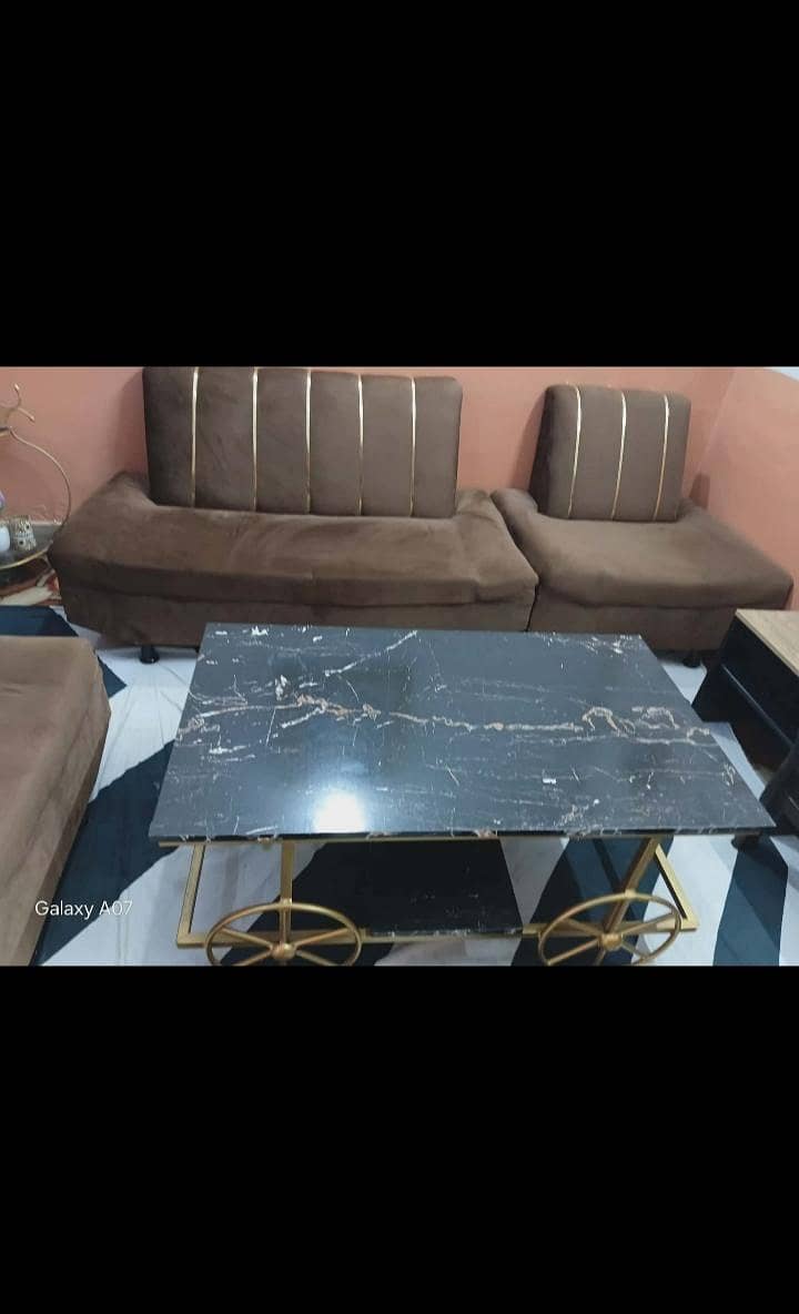 sofa set with table 0