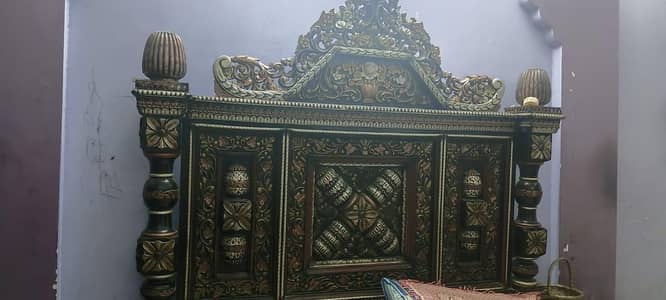 Room furniture set bed side table dressing table