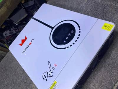 crown Relax 6.2kw hybrid solar inverter WhatsApp 03082000252