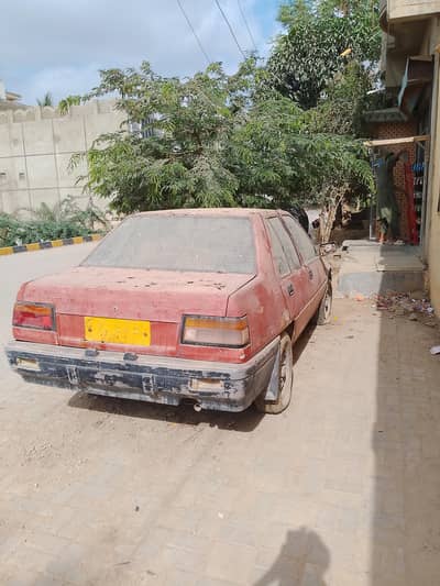 Mitsubishi Lancer 1986 model scrape me lene wale bhai rabta kary