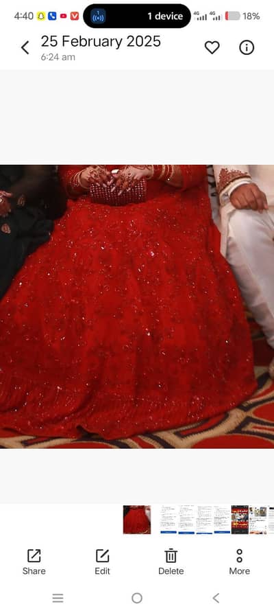Bridal dress