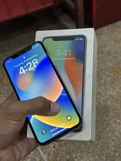 iPhone X 256gb PTA approved with box