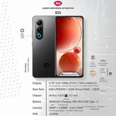 ITEL S25 BLACK