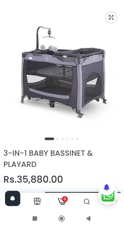 3 in 1 Baby Cot