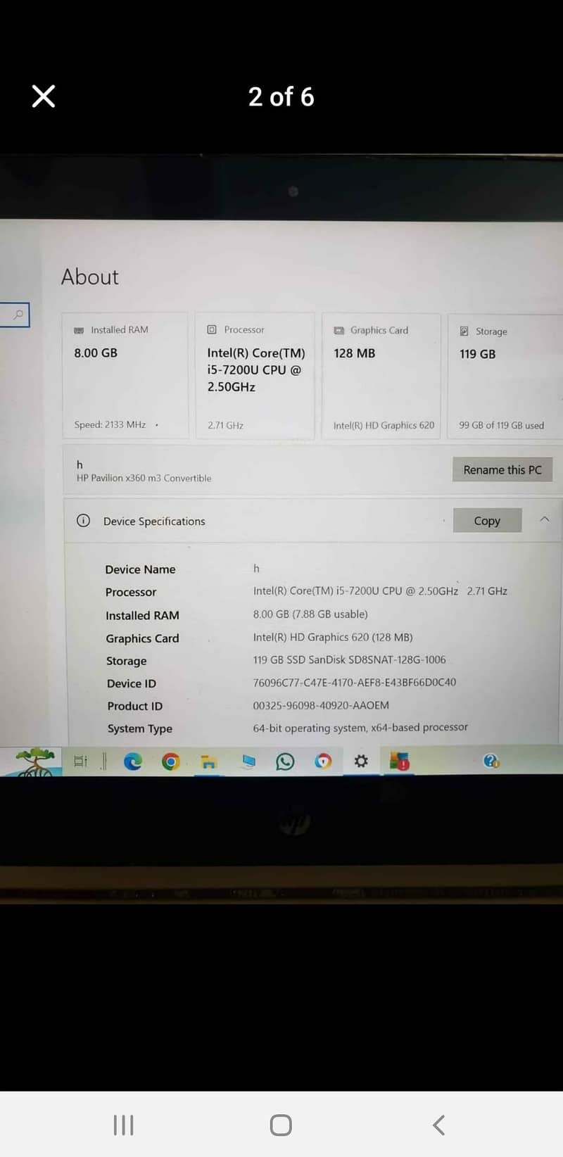 hp laptop 5