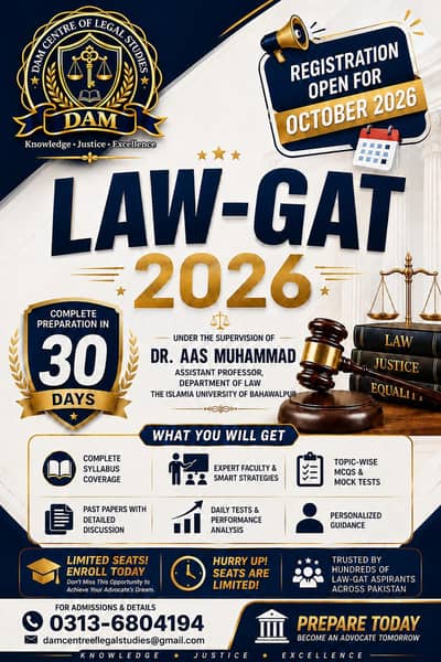 Preparation for LAW GAT