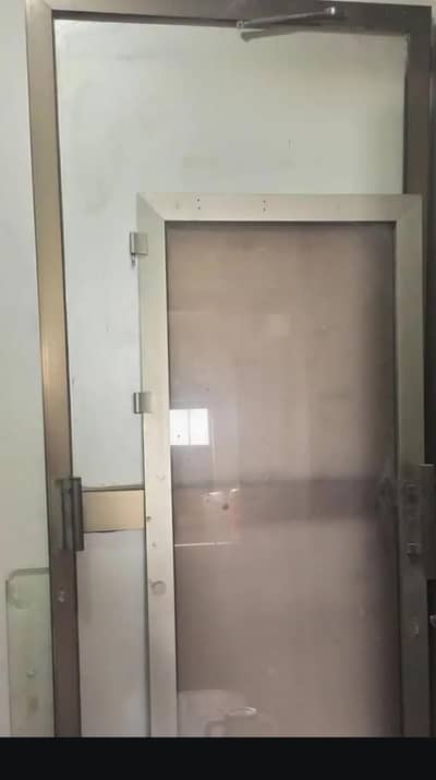 Aluminum doors