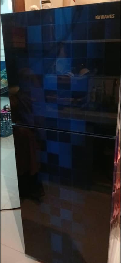 waves glass door 15 cubic