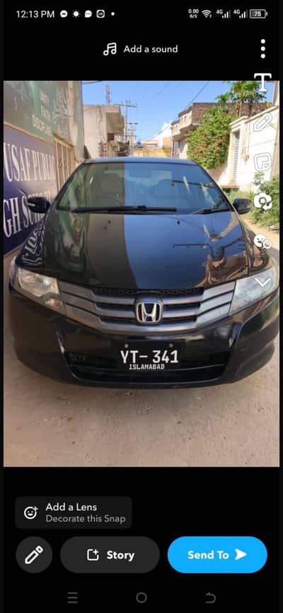 Honda City 2013 aspire totally jenven single handed use