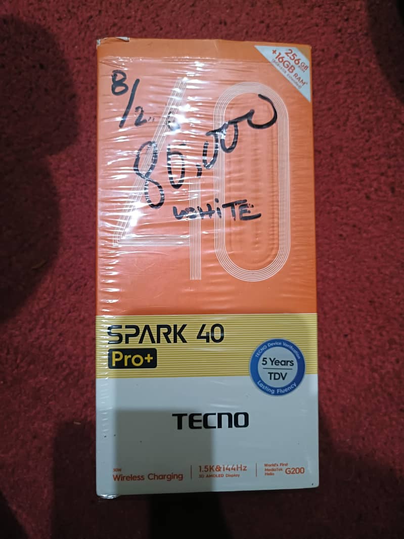 Tecno Spark 40 Pro Plus 8