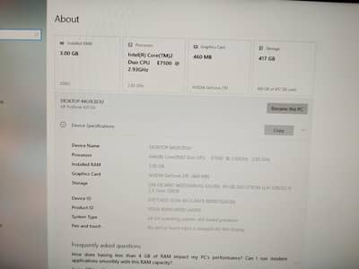 Intel Core 2 Duo Desktop PC | 3GB RAM | 128GB SSD | NVIDIA GT210