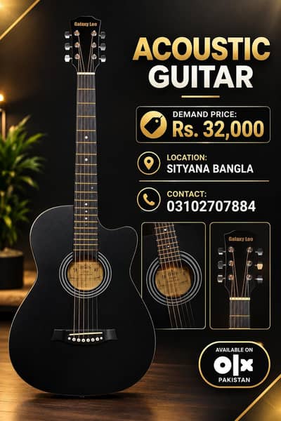 Acoustic guitar urgent sale