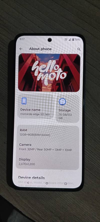 Motorola Edge 50 neo