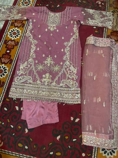 Branded full designer dress