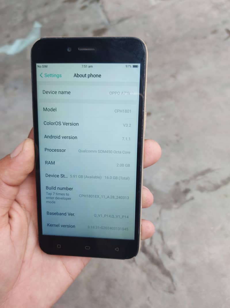 oppo A71k 1