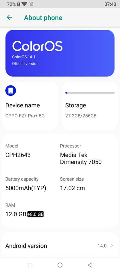 OPPO F27 Pro Plus