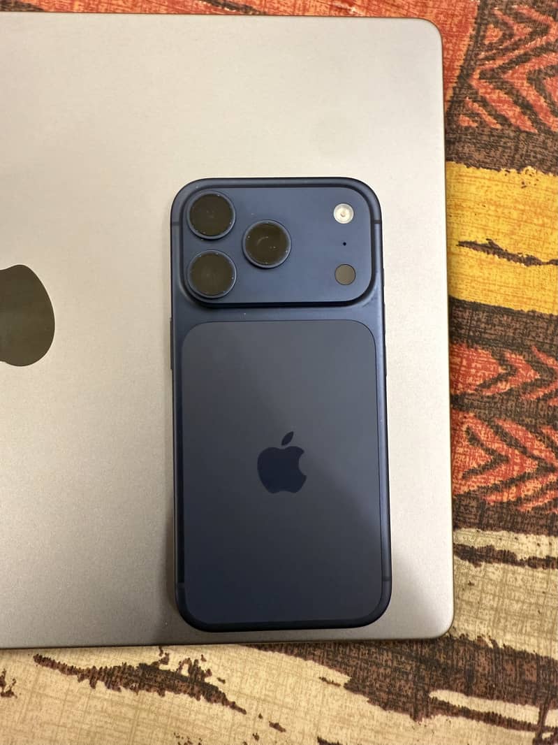 Apple iPhone 17 Pro 256GB Blue | 100% Battery | Dual eSIM | Non PTA 0