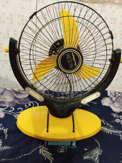 Charging Fan  four hour battery backup