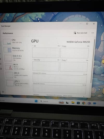 dell intell 10850H cpu @2.70 GHz